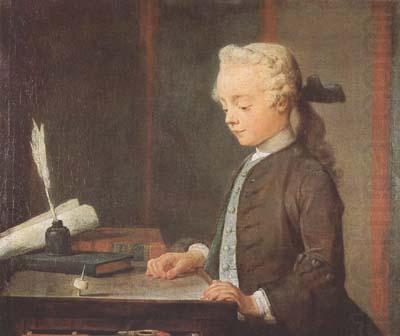 Boy with a Spinning top (mk08), Jean Baptiste Simeon Chardin